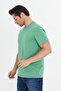 Men's Plus Size Cotton Crew Neck T-Shirt Green 5014b-y - 5