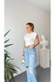 Keyymod Zipper Detailed Stylish Combed Cotton Women's Blouse