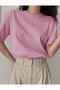 Pink Plain Oversize T-shirt