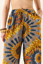Women's Mango Elastic Waist Patterned Pocket Detailed Flowy Viscose Palazzo Trousers 60284035 - 6