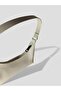 Matte Cream Women's Serrated Shoulder Bag 2 - 2