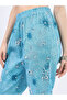 Women Blue Floral Cotton Kurta Set with Dupatta - 6