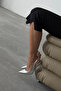 Monica Silver 10 cm Women's Stiletto, High Heels - 6