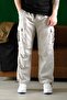 Masi Baggy Court Parachute Straight Drawstring Leg Cargo Pocket Men's Sweatpants - 2