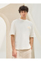 Waffle Textured Short Sleeve Regular Fit T-Shirt