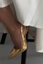 Monica Gold 10 cm Women's Stiletto, High Heels - 5