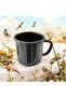 Marbling Metal Enamel 350 ml Tea and Water Glass with Handle - 3