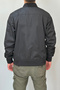 Men's College Collar Seasonal Jacket Single Top Reu-9127 Black - 5