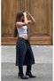 Women's Square Neck Strappy Camisole Tank Top - 2