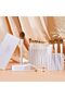Vegan Makeup Brushes Set Professional Eco-friendly Synthetic Powder Foundation Highlight T329 - 8