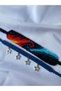 Fire and Water Patterned Bracelet Set of 2 Handcrafted Knitted Bracelet Set with Charm Detail - 2