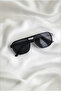 New Season Unisex Black Glass Sunglasses - 3