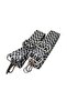 Black-White Striped Adjustable Bag Shoulder Strap (4Cmx120Cm) - 2
