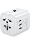 Universal Travel Adapter White
