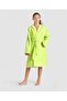 Zeal Jr Robe/Arctic Lime-White Children's Bathrobe - 3