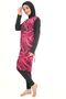 Hijab Clothing Zippered Waist Tie Hijab Swimsuit