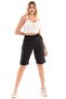 Unisex Black Loose Fit Casual Comfortable Shorts Capri - 6
