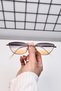 59 Ekartman Metal Cat Eye Women Unisex Men Uv400 Protection Sunglasses