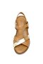Women's Orthopedic Flat Sandals Tan - Elit Rhm207 Back Support Leather - 7