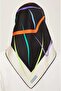 Silk Scarf 9115 (t)- Spring Summer- Twill Silk 9115-01 Black - 3