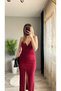 Knot Detailed Slit Long Dress - 3
