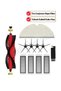 Roborock S6 Maxv Compatible Replacement Brush Filter Mop Set-11 Pieces
