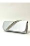 Beegi̇ Women's Stone Silver Evening Dress Clutch Night Chain Wedding Bag - 5