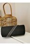 Beegi̇ Women's Stone Black Evening Dress Clutch Night Chain Wedding Bag - 5