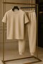 Regular Fit Set of 2 Relax Comfort Fit Without Raised Tshirt Jogger Tracksuit Set - 4