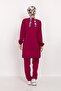 Lina Model Cherry Soft Lycra Hijab Nurse Doctor Jersey Set Scrubs - 2