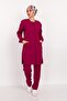 Lina Model Cherry Soft Lycra Hijab Nurse Doctor Jersey Set Scrubs