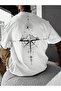 Men's Back Printed Oversize T-Shirt