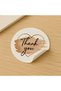 Thank You Sticker 25 Pieces Heart Coated Sticker |   Round & Adhesive Gift Wrapping Boutique Tag