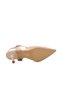 Cream Thin Heeled Women's Evening Dress Shoes Pc-54717 Z - 6