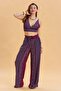 Elastic Waist Belt Detailed Summer Trousers - 2