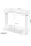 White Acrylic Makeup Organizer - Countertop Display Shelf for Dresser or Vanity Storage - 5