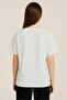 Unisex Organic Oversize Plain T-Shirt - Ecru - 8