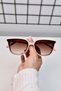 Brown Cream 60 Ekartman Bone Glass Interchangeable Women Unisex Men Uv400 Protection Sunglasses
