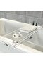 30" Clear Acrylic Bathtub Tray - Modern Luxury Bath Caddy for Spa Relaxation & Essentials - 3