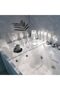 30" Clear Acrylic Bathtub Tray - Modern Luxury Bath Caddy for Spa Relaxation & Essentials