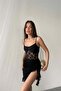 Black Strap Lace Mini Dress Dpdf030 - 3