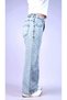 Girl's Stone Embroidered Denim Pants, Stylish Design, 100% Cotton, Comfortable Fit - 5