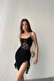 Black Strap Lace Mini Dress Dpdf030 - 4