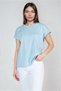 100% Cotton Striped Low Arm Tip Double Women's T-Shirt - with Different Color Options