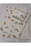 Double Sided 3-Piece Bottom Opening Set, Muslin & Pike Fabric, Blanket, Baby Pillow, Bottom Opening Cushion - 4