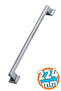 Metal Handle Furniture Cupboard Kitchen Cabinet Lid Drawer Handles Handle Handle 22.4 cm 224 mm Chrome
