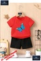Children's Butterfly Gurl Custom Printed Crew Neck T-Shirt - Shorts Set
