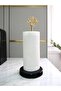 Paper Towel Holder Roll Napkin Holder Kitchen Accessory Ceramic Black Gold Coral - Feray Home - 2