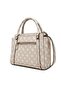 Eco Erica 2 Comp Satchel Women Beige Handbag Hwepg951006-Sdl - 2