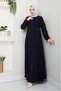 Half-Pleated Waist-Embroidered Full-Length Women’s Ferace - 2